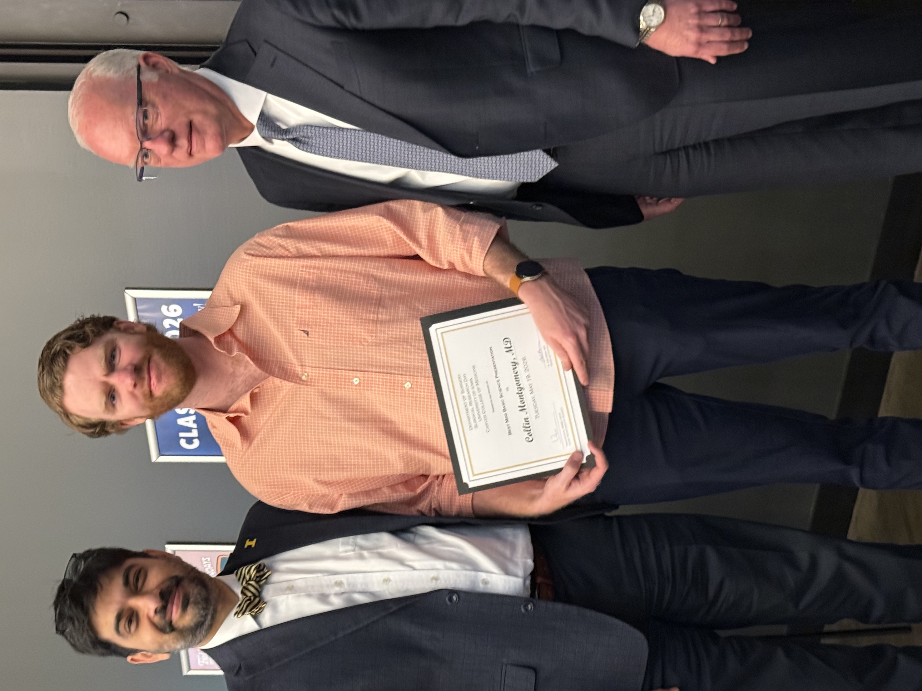 Collin Montgomery, MD – Surgical Research Fellow, Weigel Lab - Winner of Basic Science Mini Oral Presentation - Surgical Research Day 2026