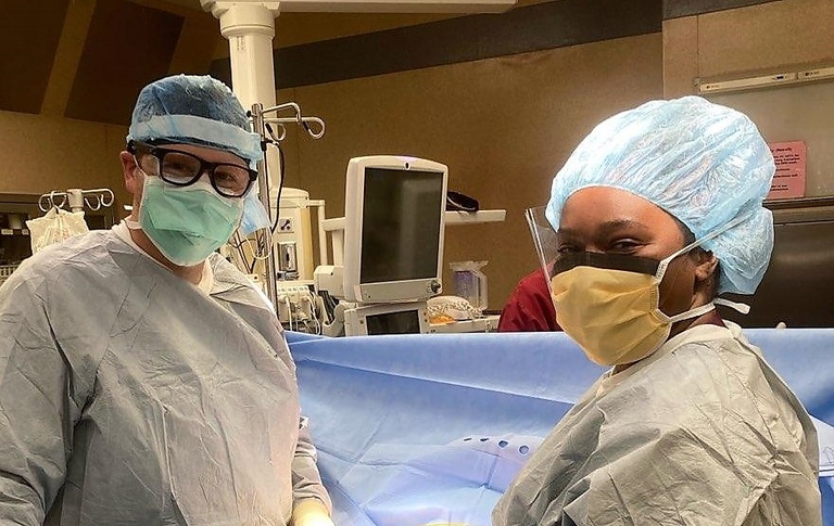 Dr. Dixon and Dr. Maduakolam