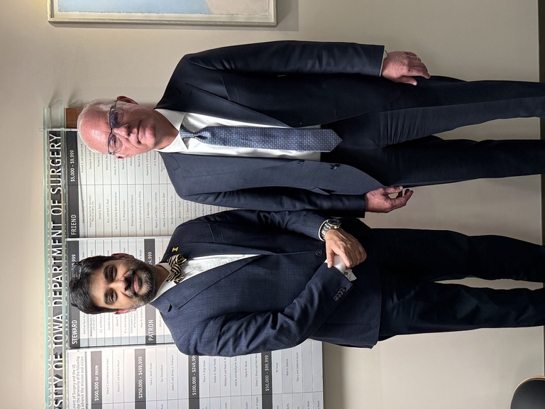 Vikas Dudeja, MBBS, FACS and O. Joe Hines, MD - Surgical Research Day 2026