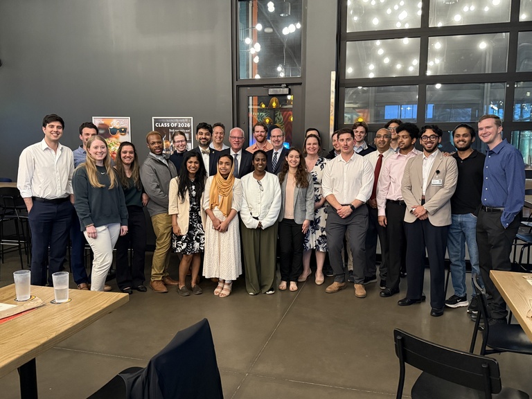 Celebration at Field Day Brewing Co. after the completion of Surgical Research Day 2026