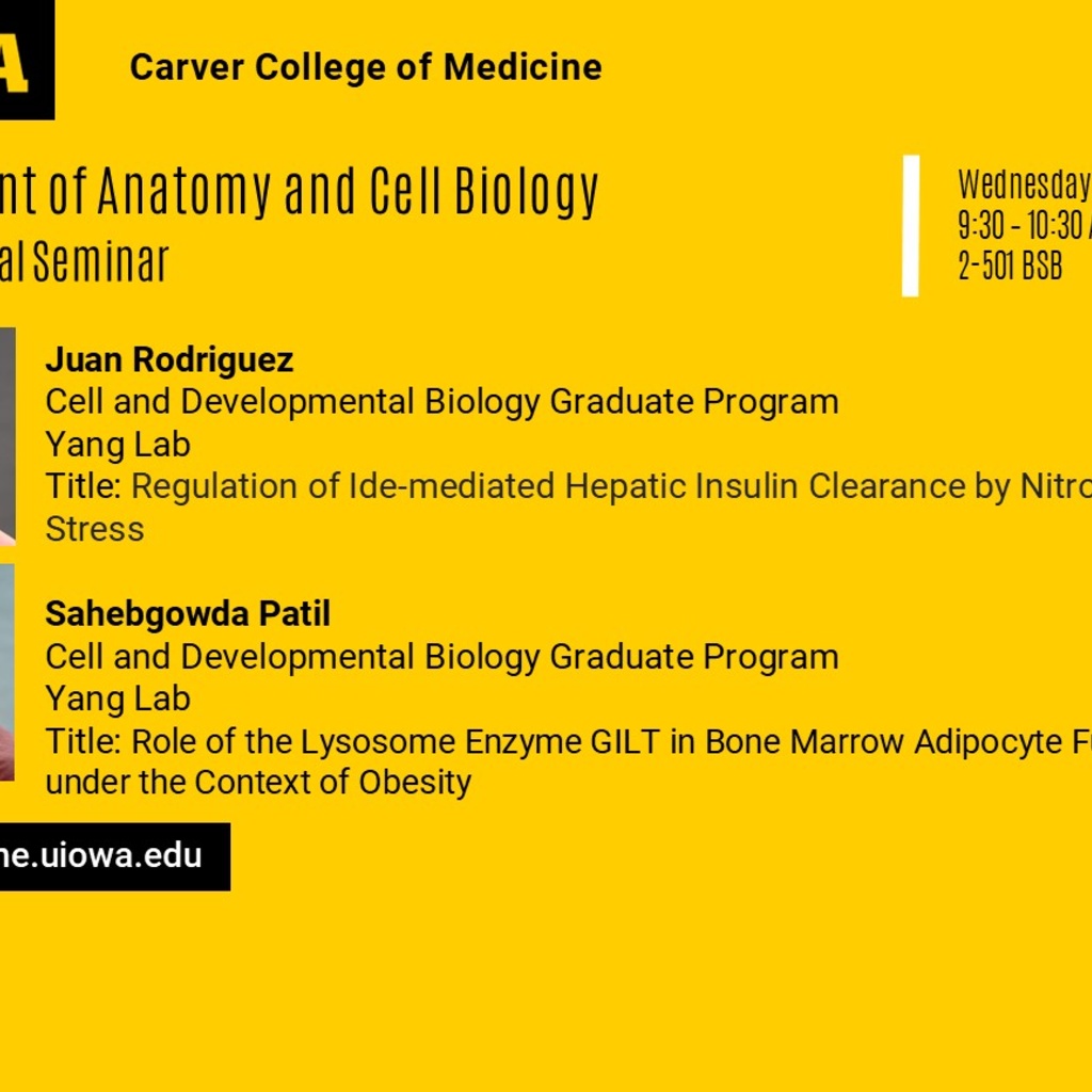 ACB Seminar Series - Juan Rodriguez and Sahebgowda Patil  promotional image