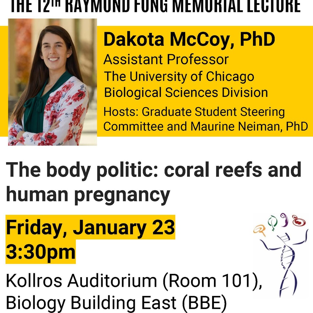 Biology Seminar/Raymond Fong Memorial Lecture: "The body politic: coral reefs and human pregnancy" promotional image