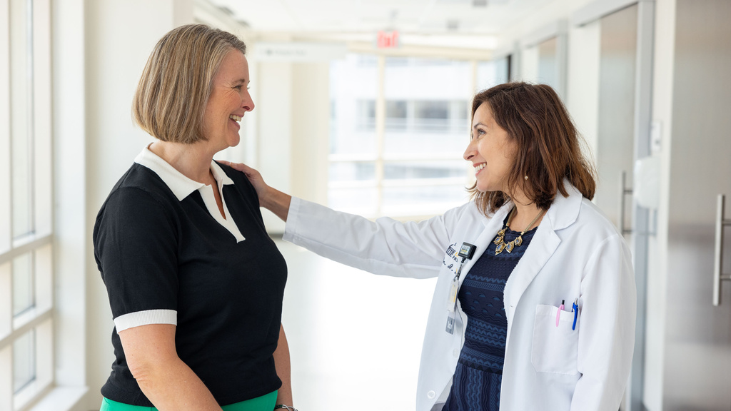 Dr. Lizarraga helps a patient navigate cancer